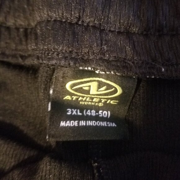 Athletic Works 3XL black men's shorts - Picture 6 of 8